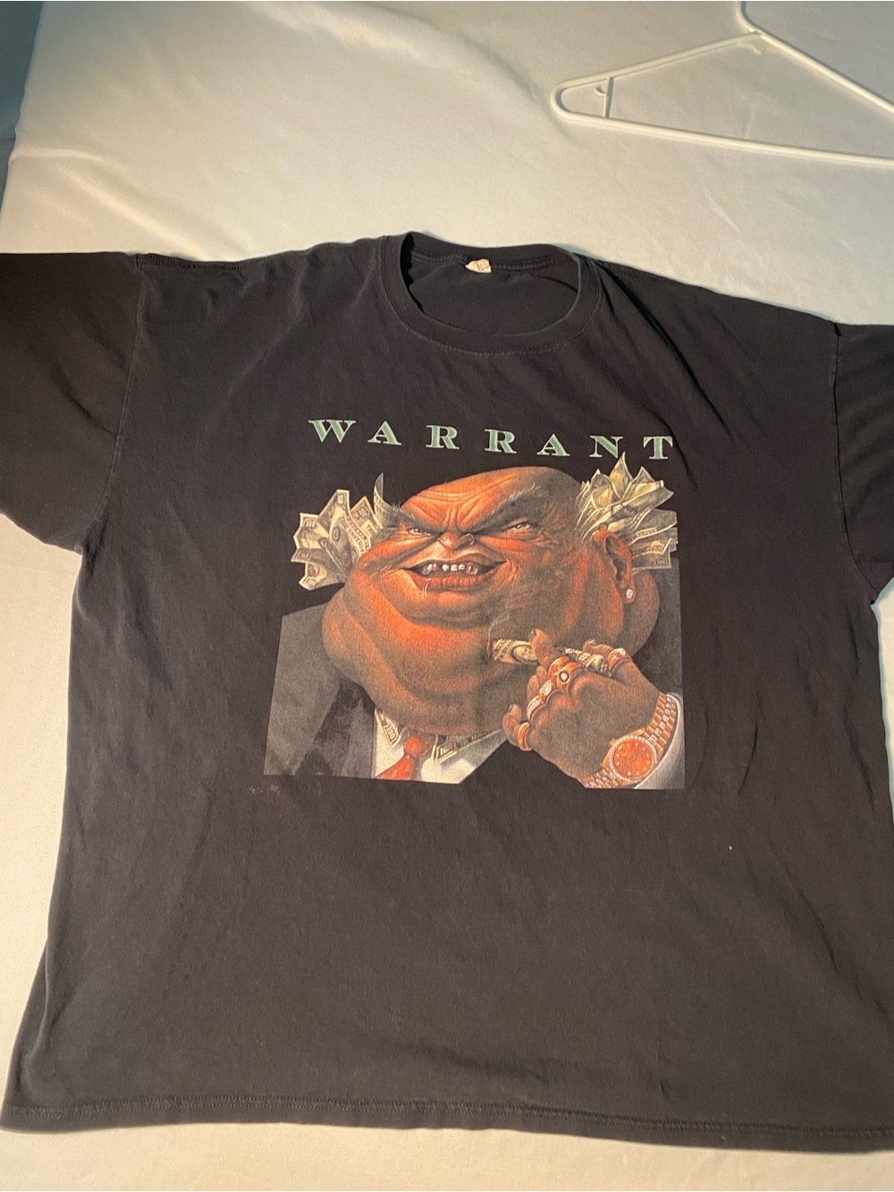 Vintage Warrant Band T-Shirt - Black